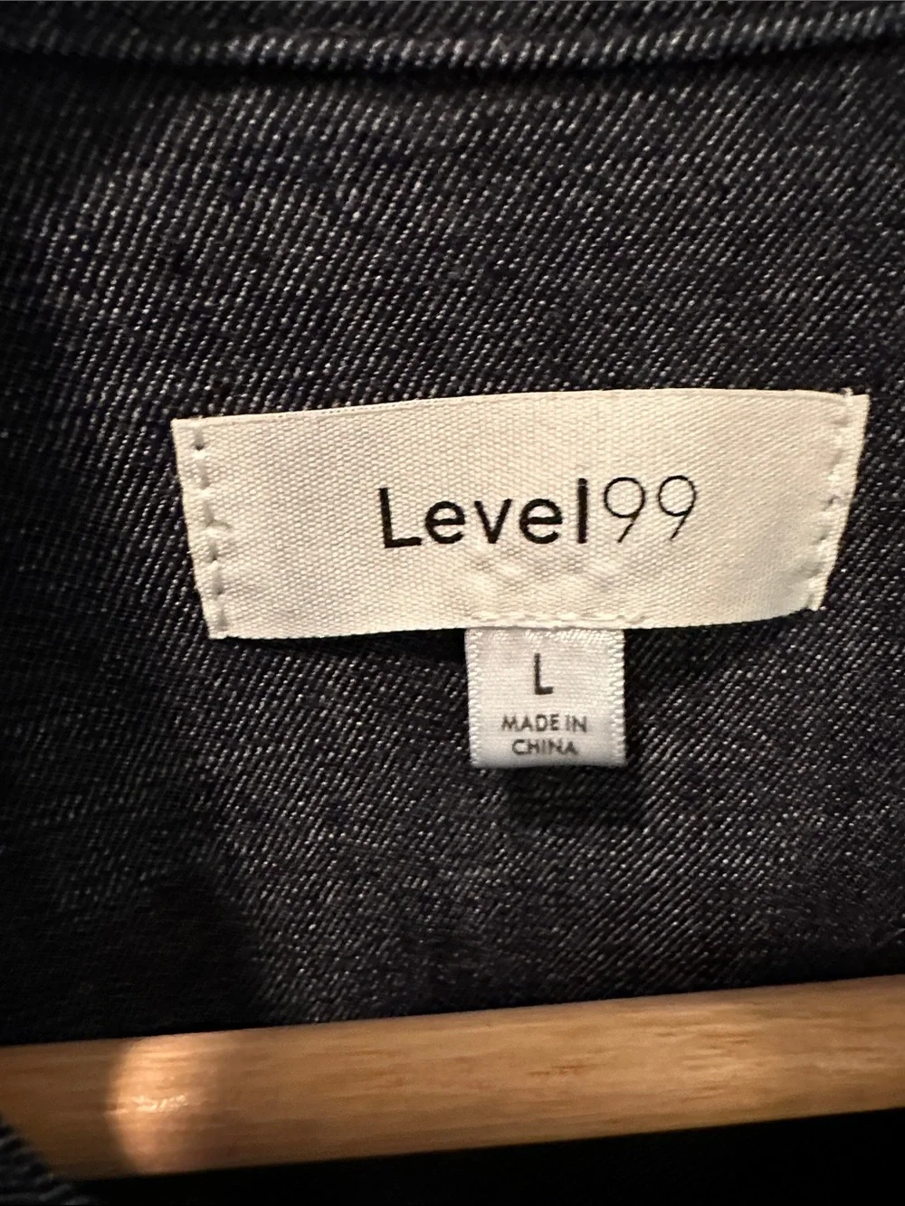 Level 99 Indigo Denim Jacket - Dark Blue